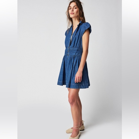 Free People Dresses & Skirts - Free People Chester Denim Mini Dress